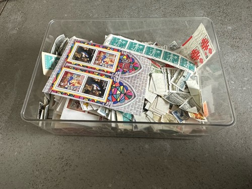 Briefmarken konvolut box - briefmarken,