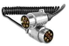 Spiralkabel Wendel 7 Polig 12 V 7 Pol Verbindung Verlängerung Alustecker 3m