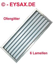 Ofengitter Warmluftgitter Lüftungsgitter ALU gebürstet 57x24cm II.Wahl