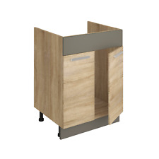 Spülenschrank ALINA 60 cm Küchenschrank Einbauküche Unterschrank Sonoma Eiche