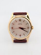PIAGET Vintage- Herren-Uhr - 750er Gelb-Gold / Leder - Automatik