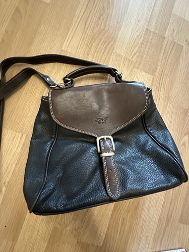 Esprit handtasche leder braun - esprit,