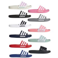 adidas neo adilette Cloudfoam Shower Badeschuhe schwarz weiß blau rot
