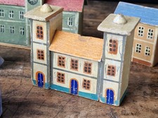 Konvolut alte Holz Häuser antik Holzspielzeug Miniatur Häuser Erzgebirge 30er