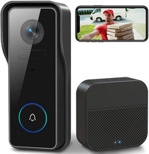 XTU WLAN Video Türklingel Mit Kamera 2K HD Kabellose Video Doorbell Mit Gong, Sm