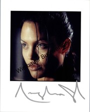 Autogrammfoto Angelina Jolie &