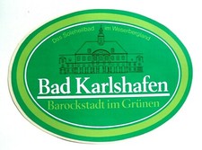 Souvenir-Aufkleber Bad