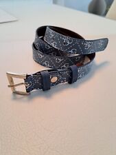 GUESS Gürtel Damengürtel mit Logo blau Gr.M (95cm) 1x getragen WIE NEU