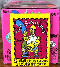 1990 TOPPS THE SIMPSONS TV