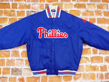 NEU*PHILADELPHIA PHILLIES BASEBALL BOMBER JACKE*MAJESTIC*USA*VINTAGE*GR: XL*NEU