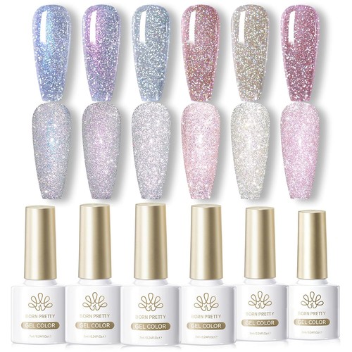 Nagellack glitzer farben - uv,