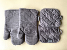 Topflappen Set, Hitzebeständige Anti-Rutsch Topfhandschuhe