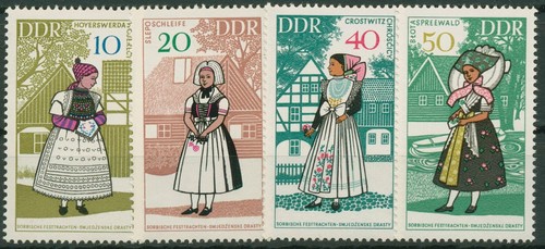 Ddr 1968 volkstrachten sorben - ddr,