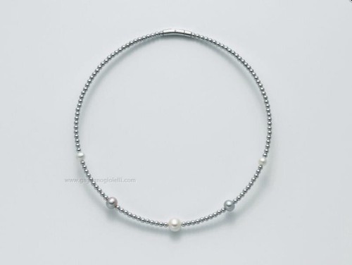 Halskette collier silber - halskette,