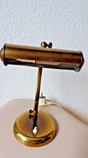 Antike Bankerlampe Messing Vintage Klavierleuchte Tischlampe original
