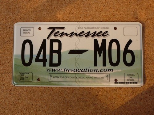 Kennzeichen tennessee - us-kennzeichen,