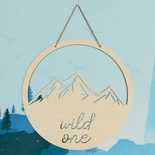 WILD ONE hängende Kreis BERGE