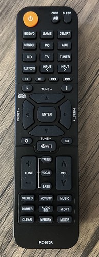 Onkyo 970r receiver remote - onkyo, rc-970r