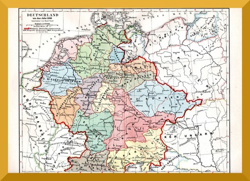 Deutschland das jahr 1000 - um,