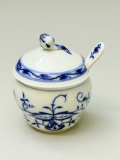 Meissen zwiebelmuster senfdose - meissen,