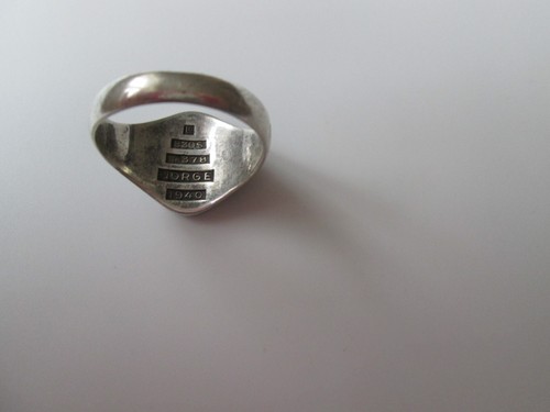 Ring norge 1940 - ring, silber