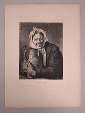 Etching: Old Woman (Study)