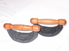 NOHrD Zwei 2 kg Kurz Hanteln Hantel Swing Bell Indoor Fitness Kirsche + Eiche