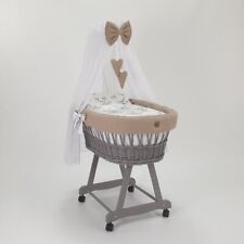 Stubenwagen Moseskorb Grau