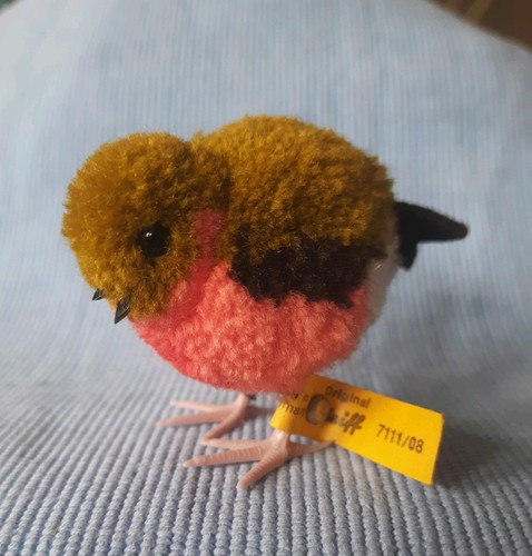 Steiff vogel rotkehlchen 80er - steiff,