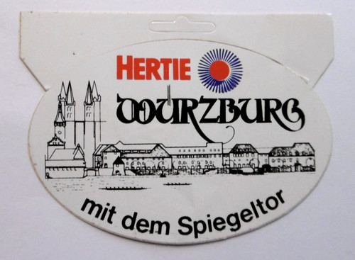 Werbe aufkleber hertie - werbe-aufkleber,