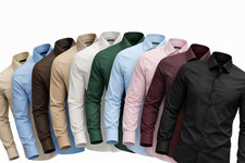 Herren Hemd Slim Fit Stretch