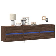 Wandschrank mit led - tv-wandschrank,