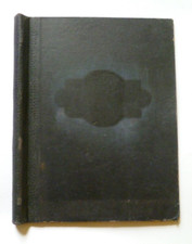 alte KlemmMappe original BASCHAGA A4 handgefertigt Klemmappe Klemmordner schwarz