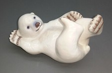 Bing & Gröndahl - junger Eisbär auf dem Rücken liegend - Merete Agergaard