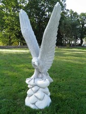 Adler aus Beton Statuette Adler Stein Garten Deko Figur Steinfigur 175 cm