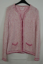 BRAX Strickjacke Pink/Weiß
