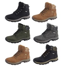 Herren Stiefel Boots Outdoor Trekkingschuhe Stiefeletten Winterstiefel Gefüttert
