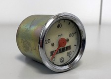 Original DDR Simson Tachometer Ø 48 mm, bis 80km/h, für Simson S50, S51