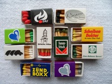 10 Streichholzschachteln  "Mini`s"