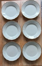 6 Speiseteller - Rosenthal Sanssouci Elfenbein Goldrand. BLACK WEEK OFFER!!!