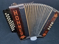Hohner Piccoletta vintage Handharmonika C/F