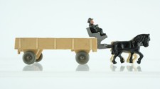 Wiking H0 Pferdewagen Drahtachser beige GK 572/5 1954-1955