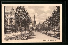 Berlin W.-Charlottenburg, Anlagen in der Tauentzien Strasse, Ansichtskarte 