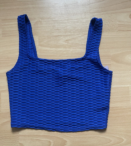 Amisu damen trägershirt - trägershirt, blau