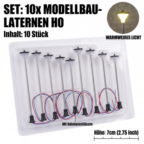 10x modelleisenbahn - 10x,