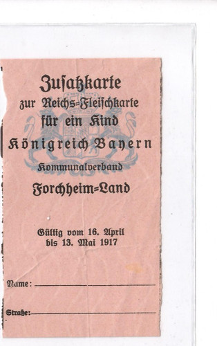 4360 reichs fleischkarte - 4360-,