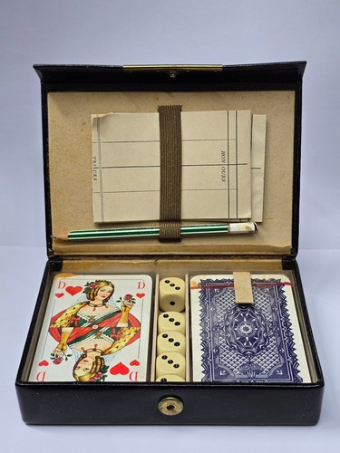 Vintage reise spielset bridge - vintage,
