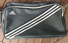 Adidas Original Tragetasche 90er oder 00er Vintage Oldschool schwarz silber
