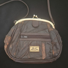 Marc Chantal Leder Tasche Vintage  Leder Handtasche Retro