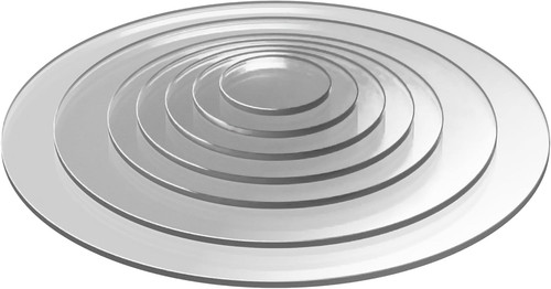 Acrylglas platte runde - platte, –